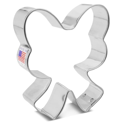 Ann Clark Classic Bow Cookie Cutter, 3-1/2" Made in USA - size: 3-1/2"