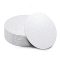 12 Pack White Cake Boards 12 Inch Round Cake Drum Base 1/4 Inch Thick Sturdy Cardboard Circle Plate Bases Para Pastel for Wedding