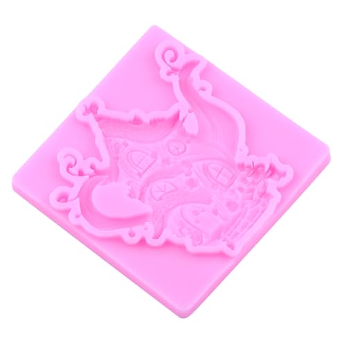 Garden Fairy Gnome Home Silicone Molds Teapot House Fondant Mold - color: Style H