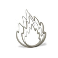 Keewah Fire Flame Cookie Cutter - 3 Piece - Stainless Steel
