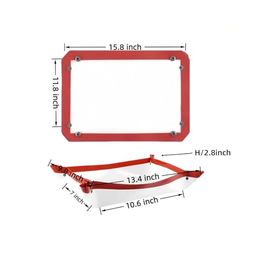 Locking Dials Silicone Fiber Baking Mat to Prevent Leaks, Nonstick Reusable Heat Resistant Baking Sheet Corners Snap Together to Form Leakproof Oven Liner - size: 15.8"L x 11.8"W