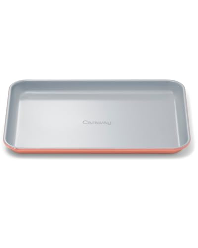 Caraway 9x13" Non-Stick Ceramic Small Baking Sheet - color: Perracotta, size: Small 9" x 13"