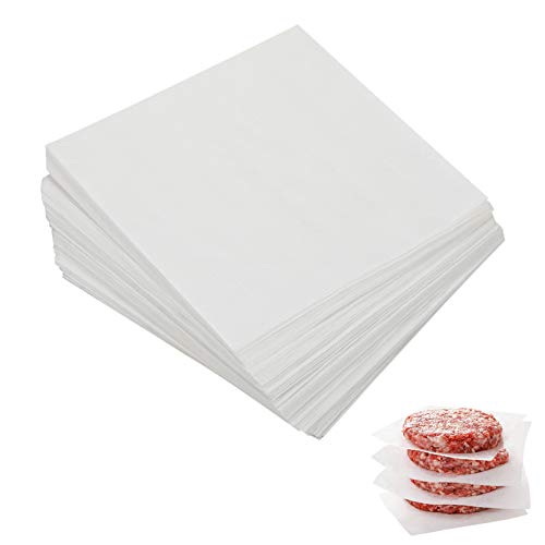 4x4 Inch Parchment Paper Squares, 300pcs Small Hamburger Patty Paper - size: 4 inch