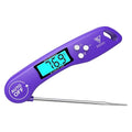 DOQAUS Meat Thermometer – Temperature Dial Thermometers for Cooking Backlight & Auto-Rotating Display, Kitchen Gadgets Essentials for BBQ Oven Grill Smoker Candy Purple - color: Purple