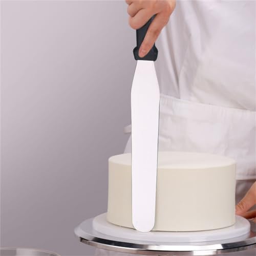 Straight Icing Spatula, 10-Inch Blade, 14.5-Inch Overall, Silver