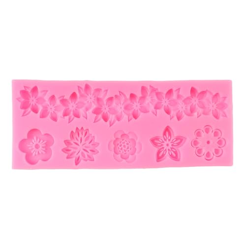 Baroque Fondant Molds Curlicues Scroll Flower Lace Silicone Mold - color: Style B