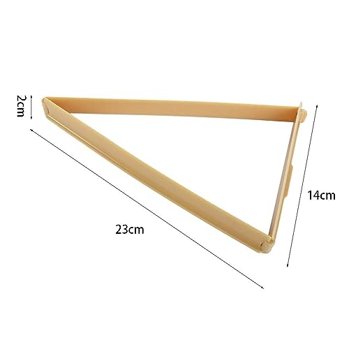 Croissant Cutter Mold, Foldable Plastic Triangle Shaped Croissant Cutter Bread Line Mould Baking Pastry Tool for Home Kitchen or Bakery