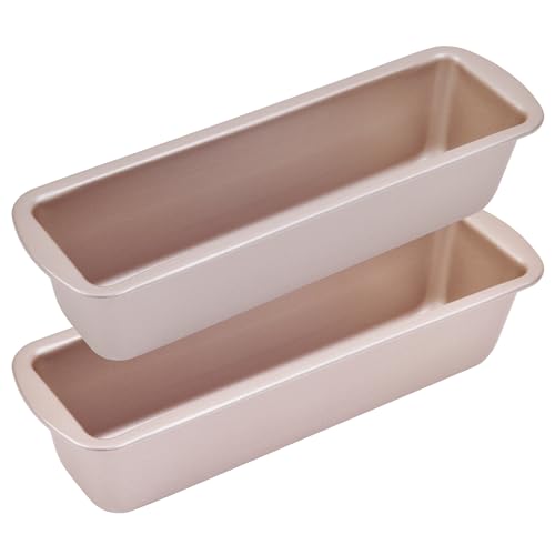 10 Inch Rectangle Loaf Pan 2 Pack Nonstick Bakeware for Oven Baking - size: 10" 2.8Lb 2Pcs
