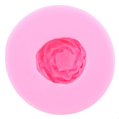 ZiXiang Bloom Rose Flower Silicone Mold Peony Flower Fondant Molds Set Of 3 - color: Style A
