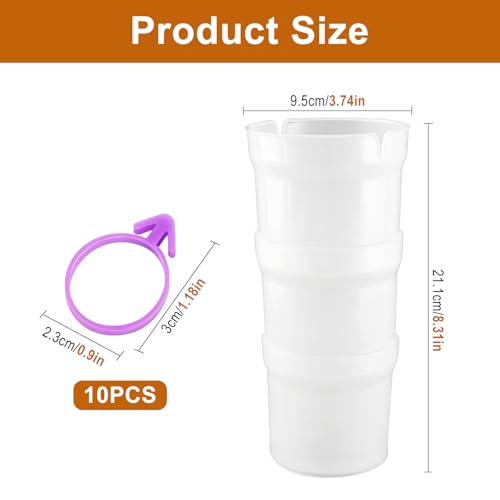 Piping Bag Holder Stand for Filling, Pastry Piping Bag Holder Stand
