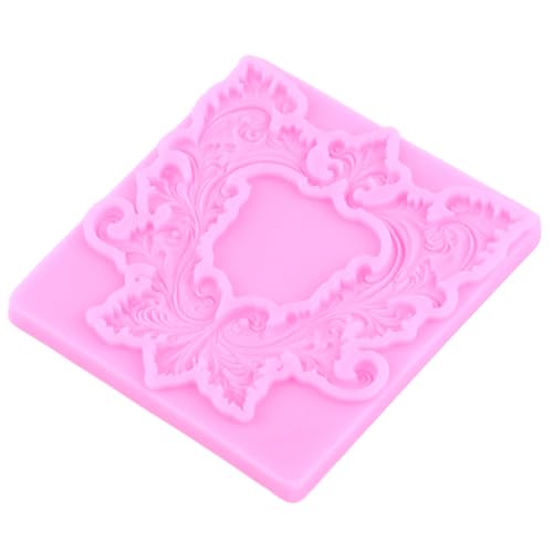 Mujiang Baroque Frame Fondant Molds Picture Frame Silicone Mold Set Of 4 - color: Style I