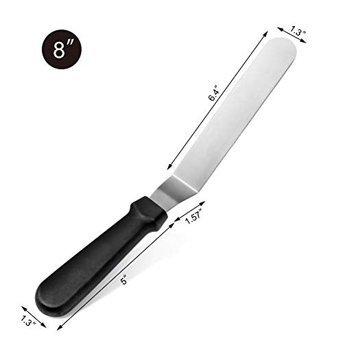 New Star Foodservice Angled Icing Spatula, 8 Inch Blade, 13 Inch Overall - size: 8-Inch Angled