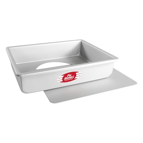 Fat Daddio's POBCC-9133 Anodized Aluminum Sheet Cake Pan with Removable Bottom, 9 x 13 x 3 inch - size: 9 x 13 x 3 Inch