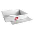 Fat Daddio's POBCC-9133 Anodized Aluminum Sheet Cake Pan with Removable Bottom, 9 x 13 x 3 inch - size: 9 x 13 x 3 Inch