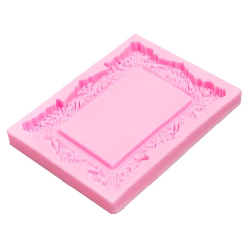 Silicone Picture Frame Molds for Resin Fondant Clay - color: Baroque Frame Mold(XL238)
