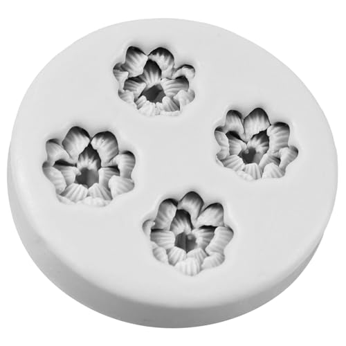 Cherry Blossom Silicone Molds 3D Flower Fondant Mold Set Of 2 - color: Style D