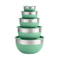 Tramontina 10 Pc Covered Stainless Steel and Silicone Mixing Bowl Set