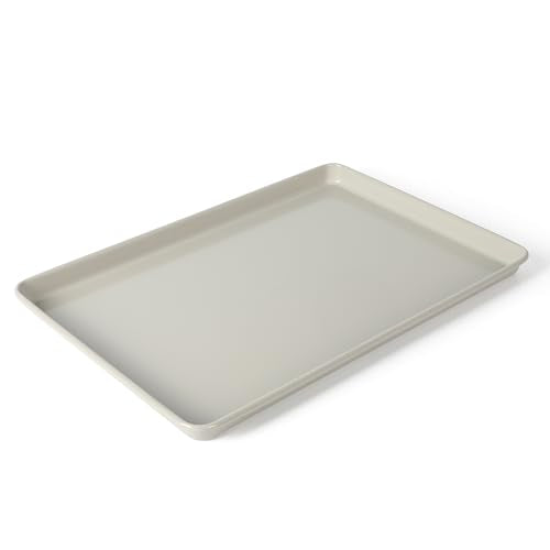 Martha Stewart Gallen 13 x 9 Inch Nonstick Carbon Steel Cookie Sheet – Cool Grey, Durable Bakeware for Even Baking and Easy Cleanup - color: Cool Gray, size: 13" Cookie Sheet
