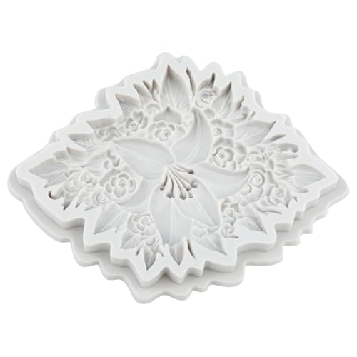 Lily Flower Silicone Mold Flower Fondant Molds Flowers Mold - color: Style G