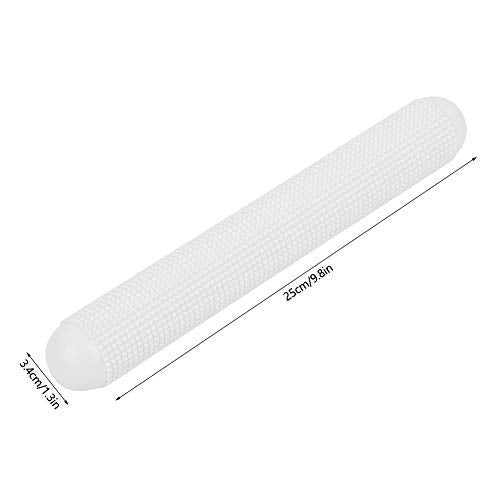 Rolling Pin, 9.8in ABS Fondant Roller with Bumped Point, Ergonomic Fondant Cake Dough Roller, Practical Nonstick Rolling Pins for Cake Bread Noodle Pastry