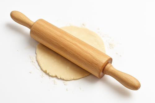 Rolling Pin for Baking Pizza Dough Non-Stick Dough Roller with Handles 18 Inches Long Baking Rolling Pin for Pizza, Fondant, Crust, Cookie & More - size: Pack of 6