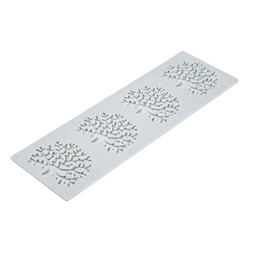 Restaurantware Pastry Tek Fondant Impression Mat 1 Reusable Fondant Embosser - Coral Pliable Silicone Cake Impression Mat Dishwashable For Cake Decoration - style: Coral