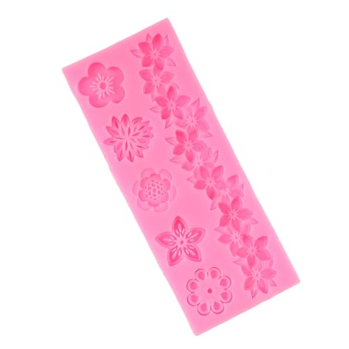 Baroque Fondant Molds Curlicues Scroll Flower Lace Silicone Mold - color: Style B