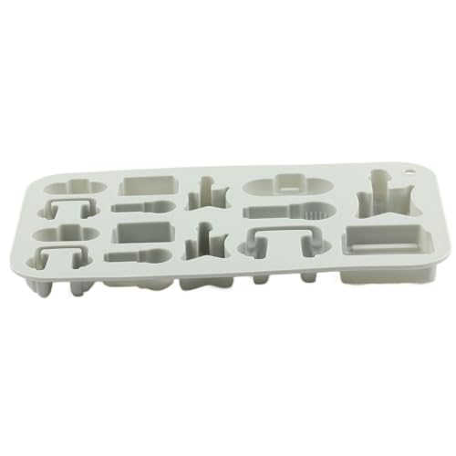 15 Cavity Music Theme Silicone Candy Molds - color: A