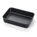 TeamFar Lasagna Pan, 9.4" x 7" x 2" Coated Rectangular Cake Pan - color: Black, size: 9 Inch