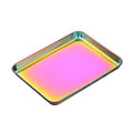 DOCBLACK Baking Tray, Stainless Steel Baking Cookie Sheet, Rimmed Pan Baking, Non Toxic & Healthy, Mirror Finish & Rust-Free, Easy Clean & Dishwasher Safe - Rainbow
