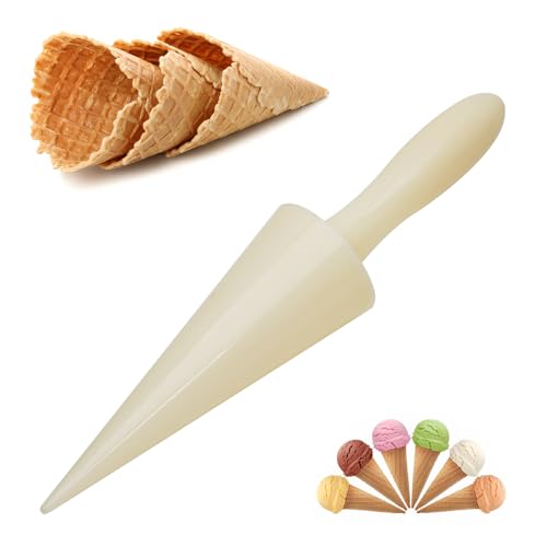 1Pcs Cone Roller Pizzelle Roller, Cone Ice Cream Cone Mold Roller Pizzelle Roller Cone Pastry Ice Cream Cone Mold Mini Waffle Cones Pastry Decorating Baking Tool