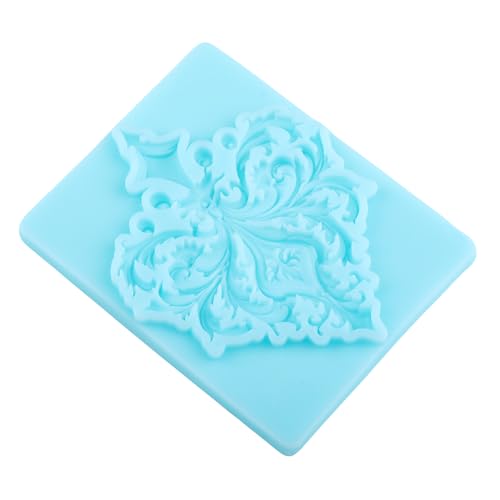 Baroque Scroll Relief Silicone Mold Relief Flower Fondant Mold - color: Style K