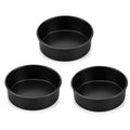 P&P CHEF 5 Inch Cake Pan Set of 3, Non-Stick Round Cake Pans - size: 5 Inch