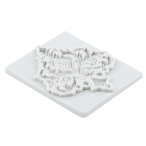 Baroque Silicone Mold Curlicues Scroll Lace Fondant Mold Set of 4 - color: Style E