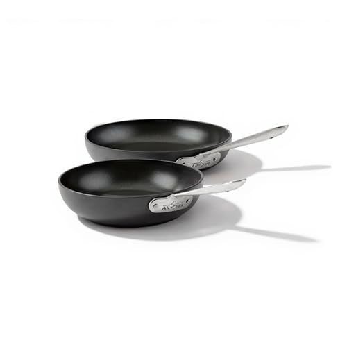 All-Clad HA1® Nonstick, 2-Piece Fry Pan Set, Induction Ready - size: 8" & 10" Fry Pan Set