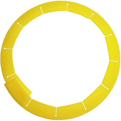 Adjustable Pie Crust Shield, Silicone Pie Crust Protector for Baking, Pie Ring Pie Crust Cover Tools, Fits 8-11.4 Inch Pies Pizza (Yellow) - color: Yellow