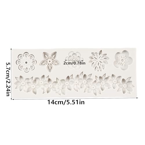 Baroque Fondant Molds Curlicues Scroll Flower Lace Silicone Mold - color: Style A