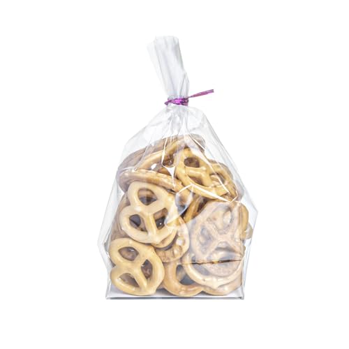 Restaurantware 3 x 2 x 6 1/2 In Clear Plastic Gusset Bags, 100 Count - size: 3" x 2" x 6.5" - Standard