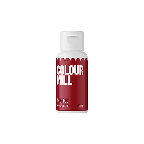 Colour Mill Oil Blend Food Coloring, 20 Milliliters Merlot - color: Merlot 1 Pack