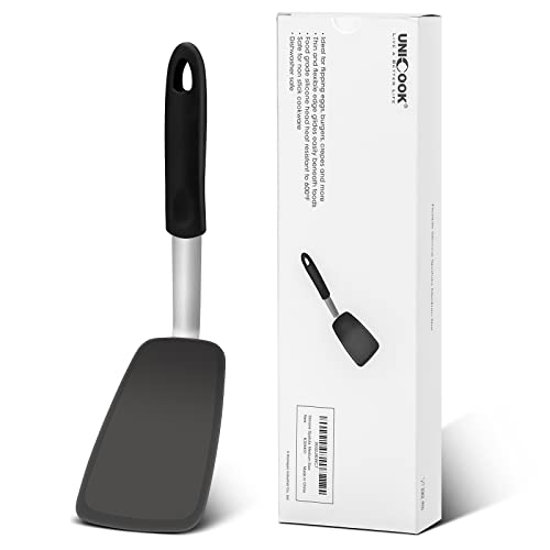 Unicook Flexible Silicone Spatula, Food Grade Kitchen Turner, Medium - size: Medium
