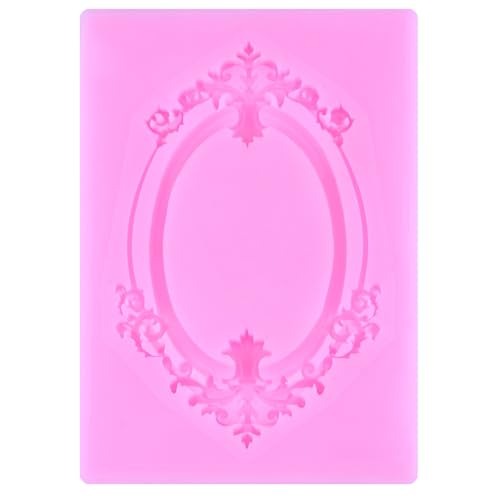 Mujiang Photo Frame Fondant Mold Picture Frames Silicone Molds Set Of 4 - color: Style BB
