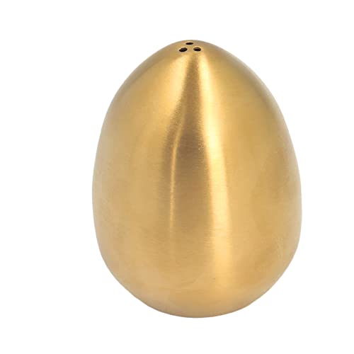 Egg Shaped Cinnamon & Cocoa Powder Shaker with Lid - Sugar, Salt & Shaker - color: Gold