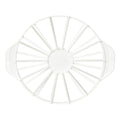 White Round Cake Divider 14/16 Slices Plastic Cake Slicing Tool Even Cake Portion Separator for Baking - style: 14/16