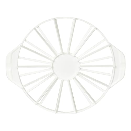 White Round Cake Divider 14/16 Slices Plastic Cake Slicing Tool Even Cake Portion Separator for Baking - style: 14/16
