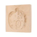 uxcell Cookie Stamp Wooden Cookie Cutter Baking Tools Pumpkin House