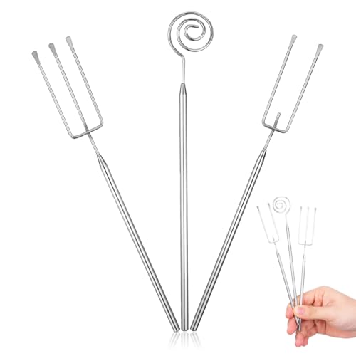 Cabilock Fondue Forks Stainless Steel 3 Fork Styles 7.87 * 0.78 * 0.11in