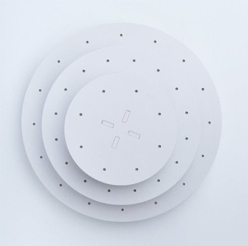 The Smart Baker® 3 Tier Round White Cake Pop Stand, Holds 40 Cake Pops As Seen on Shark Tank