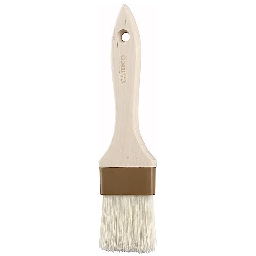 Winco 2" Boar Bristle Basting Brush - size: 2", style: Flat