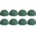 Shihanee 7.5 x 3.75 Inches 8 Pcs Half Ball Floral Dry Foam - size: 7.5 x 3.75 Inches