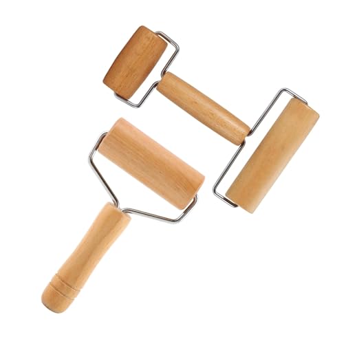 Small Wooden Rolling Pin for Baking, 7 Inch Mini Dough Roller, Non Stick Pizza Roller for Pastry Cookie Tortilla Dumpling Fondant Pie Crust Pasta (GMZ-TH) - size: GMZ-TH